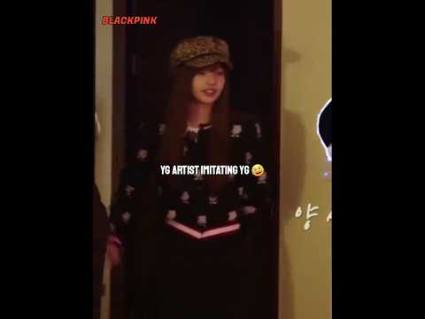 yg artist imitating yg...#kpop #blackpink #babymonster #shorts #fyp #treasure #blink #lisa #rami