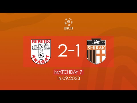 IDBank Premier League. Matchday 7. FC Ararat - FC Shirak (14.09.2023)