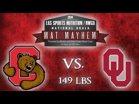 149 Christopher Villalonga v Kendric Maple - 2014 EAS / NWCA D1 National Duals - [CORN vs OU]