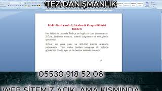 Bildiri Nasıl Yazılır? | Akademik Kongre Bildirisi Rehberi