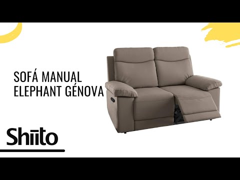 Sofá 3 Plazas GÉNOVA con Mecanismo Relax Eléctrico Elephant