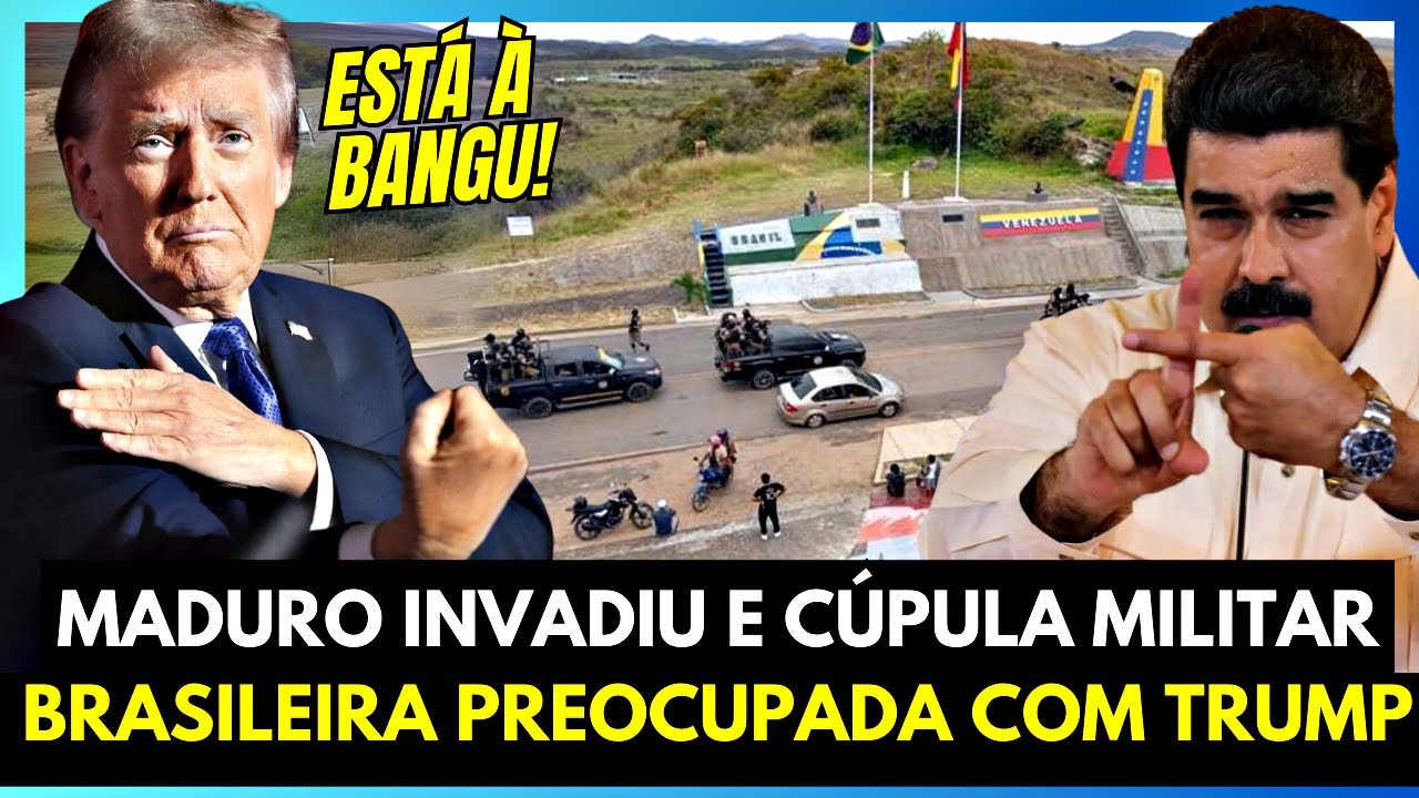 APESAR DE INVASÃO DE MADURO CÚPULA MILITAR DO BRASIL ESTÁ PREOCUPADA COM TRUMP