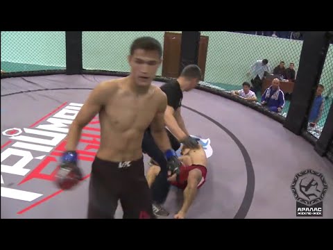 УСТРОШАЮЩИЙ НОКАУТ НА ЧЕМПИОНАТЕ КАЗАХСТАНА - РАУАН БЕКБОЛАТ