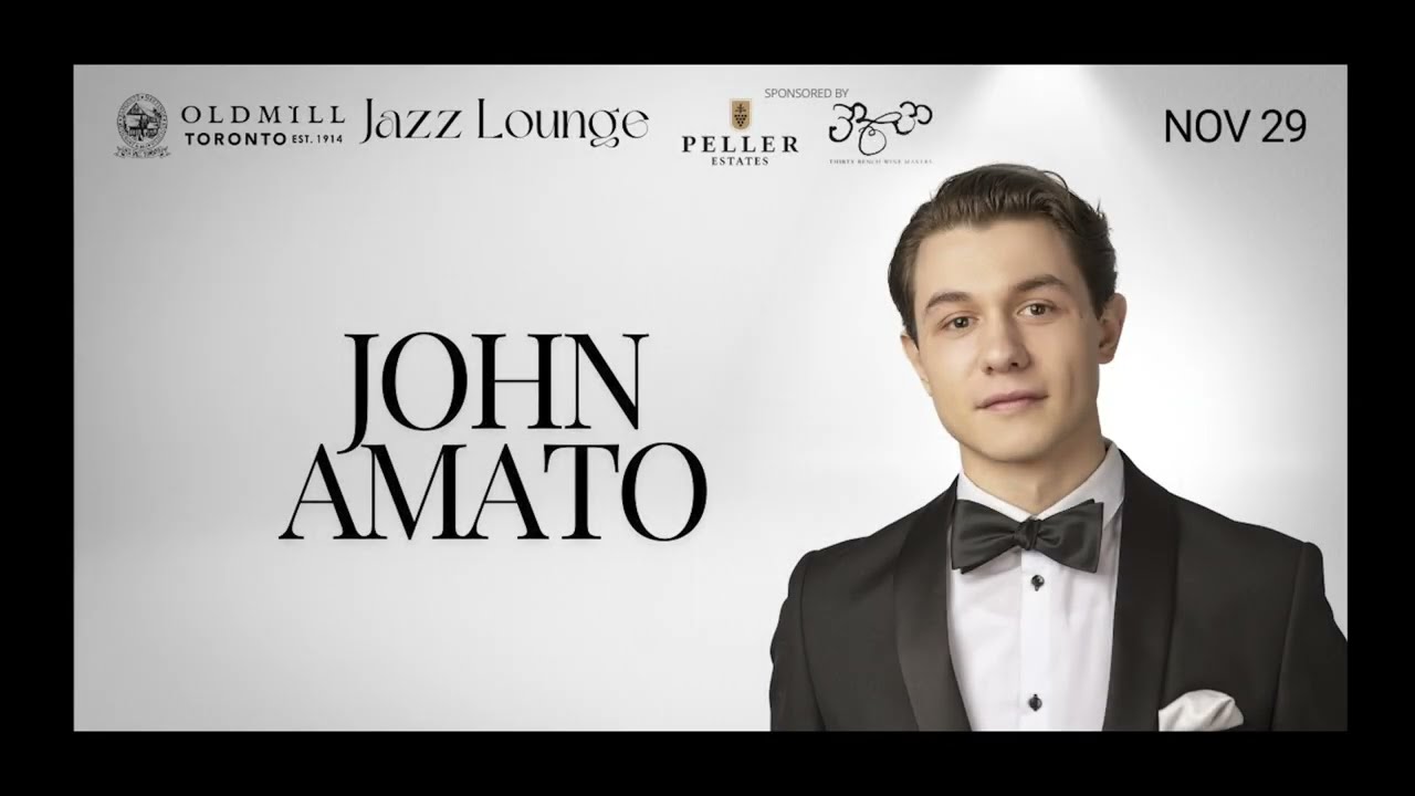Promotional video thumbnail 1 for John Amato Jazz Vocalist