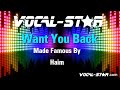 Haim - Want You Back | With Lyrics HD Vocal-Star Karaoke 4K