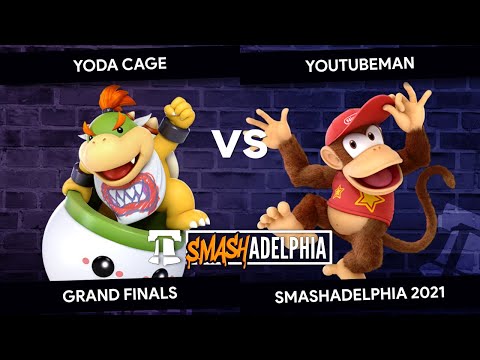 Smashadelphia 2021 - Yoda Cage (Bowser Jr.) vs YoutubeMan (Diddy Kong) - Grand Finals