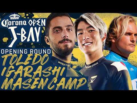 Filipe Toledo, Kanoa Igarashi, Adin Masencamp | Corona Open J-Bay 2023 - Opening Round Heat Replay
