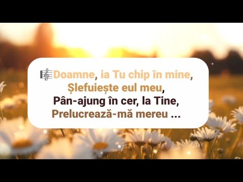 🎼Doamne, ia Tu chip în mine, Șlefuiește eul meu...