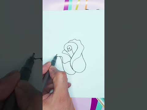 comment dessiner une fleur facile