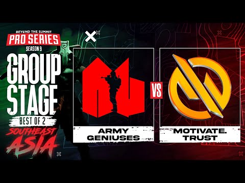 Army Geniuses vs MG.Trust Game 2 - BTS Pro Series 9 SEA: Group Stage w/ MLP & johnxfire
