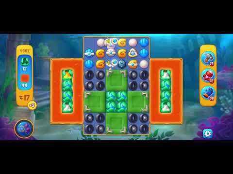 Fishdom Gameplay level 9900 9901 9902 - Hard Level - Amazing - Help The Penguins