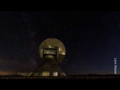 Nachtfotografie mit Milchstraße am RADOM Raisting