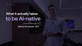 What it actually takes to be AI-native? | Behind the scenes #1 - Robin Beaudet, Head of ML at Dylogy