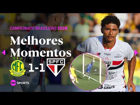 RAFAEL FAZ GOL CONTRA, MAS LATERAL MARCA GOL DE ARTILHEIRO! MIRASSOL 1X1 SÃO PAULO