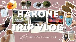 ［Trip Vlog］1泊2日の箱根旅行⌇湯本で食べ歩き⌇自然と温泉で心をほぐす癒し旅🍃