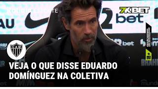 CONFIRA A ENTREVISTA COLETIVA DE EDUARDO DOMÍNGUEZ APÓS A VITÓRIA DO ATLÉTICO SOBRE O CEARÁ