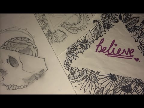 Beautiful doodle wild and floral