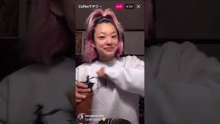 ピンクヘアー平田樹☆インスタライブ