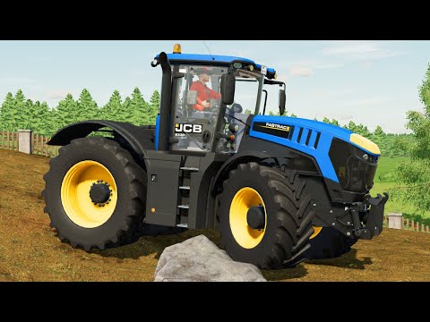 COLORED JCB TRACTORS DEATH RUN | Farming Simulator 22
