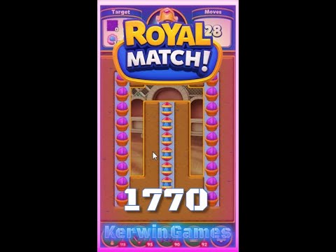 Royal Match Level 1770 - No Boosters Gameplay