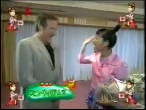 Shinohara Tomoe and Robin Williams on Love Love Aishiteru