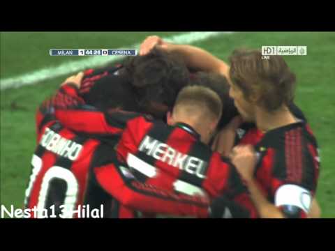 AC Milan 1 - 0 Cesena 23 - 1 - 2011 Ibrahimovic Goal HD