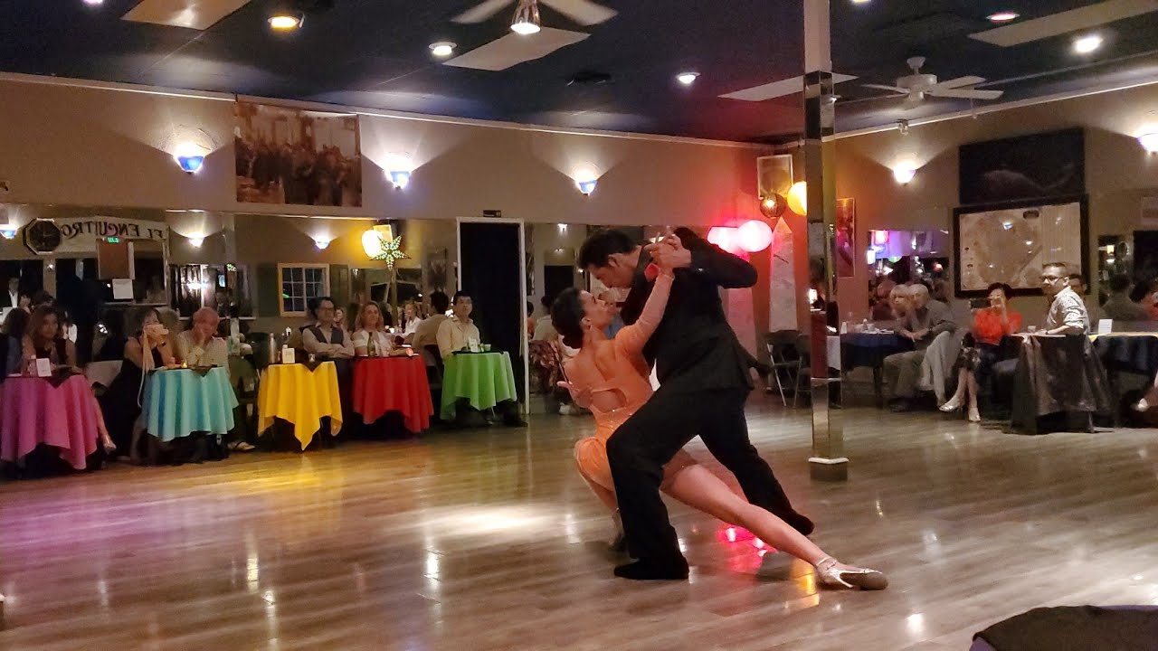 Tango performance by Maxi Copello and Raquel Makow at the Tango Room . 1 of 3 performances.