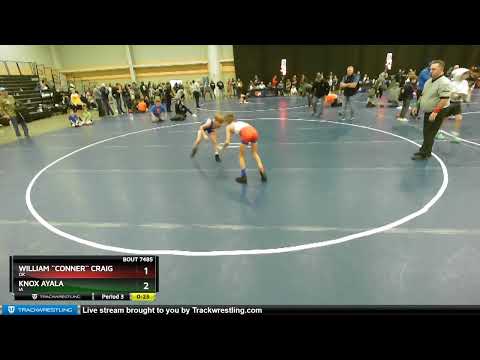 63 Lbs Cons. Round 5 - William ``Conner`` Craig, OK Vs Knox Ayala, IA 6828