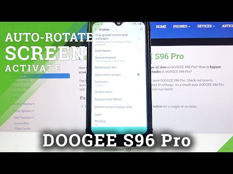 How to Turn On Rotate Screen in DOOGEE S96 Pro – Enable Auto Screen Rotation