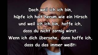 Bluatschink - I han di gera mit Text