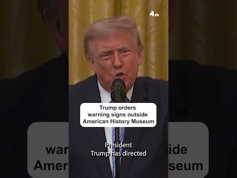 Trump orders warning signs outside American History Museum | NBC4 Washington