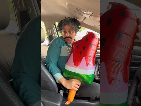 ازااااي ايس كريم البطيخة العملاق 😱🍉
