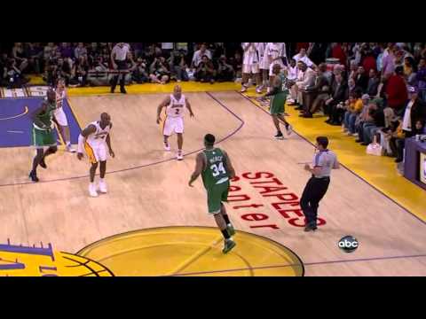 06 15 2008   finals   game 5   celtics vs  lakers   kobe steal and dunk