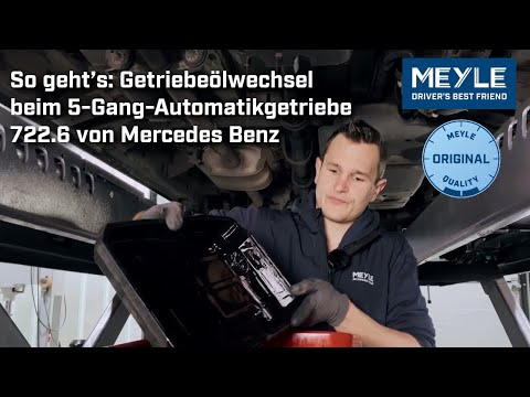 So geht’s: Getriebeölwechsel beim 5-Gang-Automatikgetriebe 722.6 von Mercedes Benz
