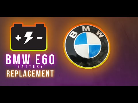 BMW 5 Series Battery Install E60 E61 (w/Tips) Complete Guide▶️ How To Skip BMW Battery Registration Video