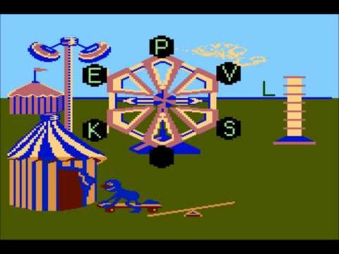 Sesame Street: Letter-Go-Round for the Atari 8-bit family