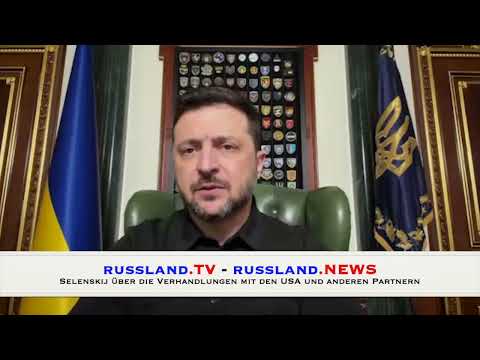 Selenskij über die Verhandlungen mit den USA und anderen Partnern
