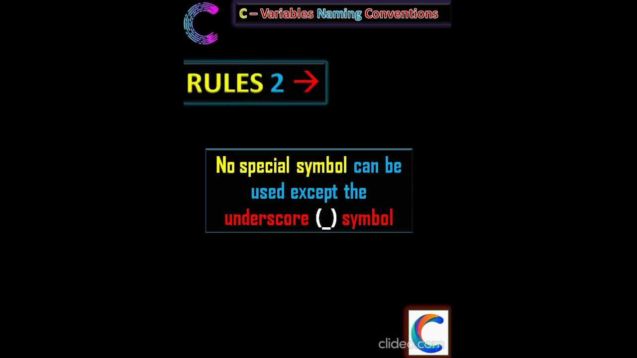 #variables naming in c🌟🚀▶#shorts #cprogramming #cprogrammingforbegineers #c #variable #cprogrmming