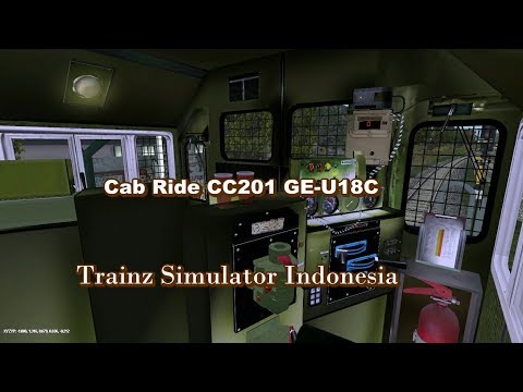 Trainz Simulator Indonesia - Cab Ride CC201 Kereta Api Sancaka Surabaya Gubeng-Mojokerto(Cab Mode)