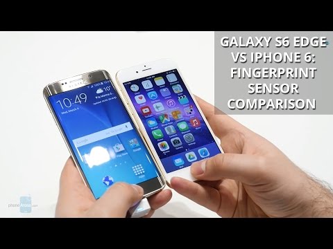 Galaxy S6 edge vs iPhone 6: fingerprint sensor...