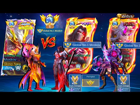 Akhirnya !! Skovy Vs Player Top Global No.1 Moskov! Momen Langka Adu Skill & Otak! 2 Sepuh Moskov🔥