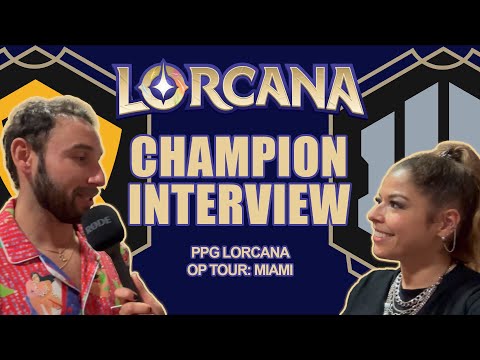 Who did the PPG LORCANA CHAMPION fear most? Interview with Jose Feliciano