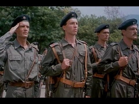 Dizanje Zastave SFRJ (trubni znaci JNA) ..film 'Najbolji' 1989.
