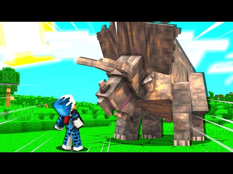 GIOCO A MINECRAFT NELL'ERA DEI DINOSAURI !!