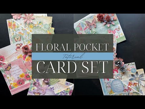 Floral Pocket Card Tutorial - Flower Market - Card Kit Vol 01 2023