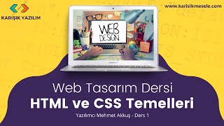 Web Tasarım Dersi: HTML ve CSS Temelleri - Ders 1