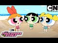 Beach Fight New Powerpuff Girls Compilation Cartoon Network