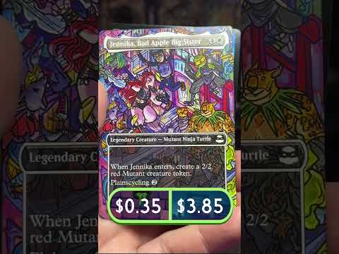 Ham-Man Reviews - Teenage Mutant Ninja Turtles - Magic the Gathering  Pack Opening - Part 4 #mtg