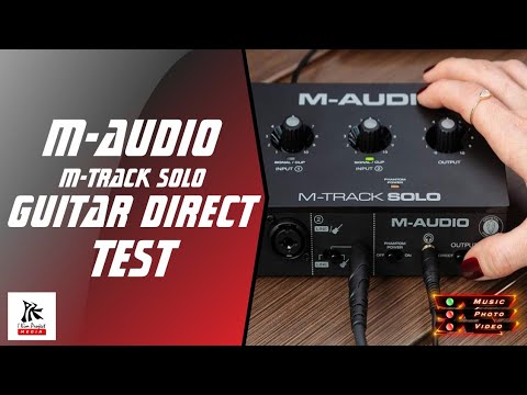 M-Audio | M-track solo | Guitar direct test