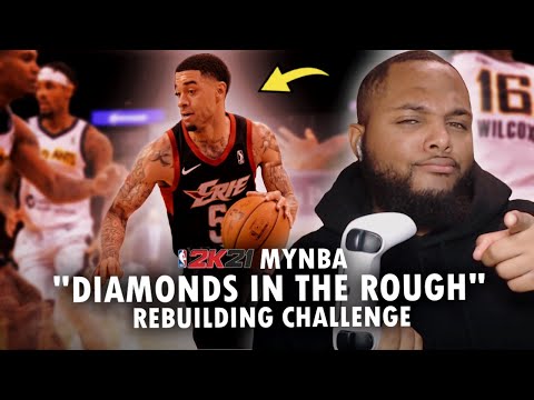 DIAMONDS IN THE ROUGH REBUILD CHALLENGE... (NBA 2K21 NEXT-GEN PS5 MYNBA) 💎